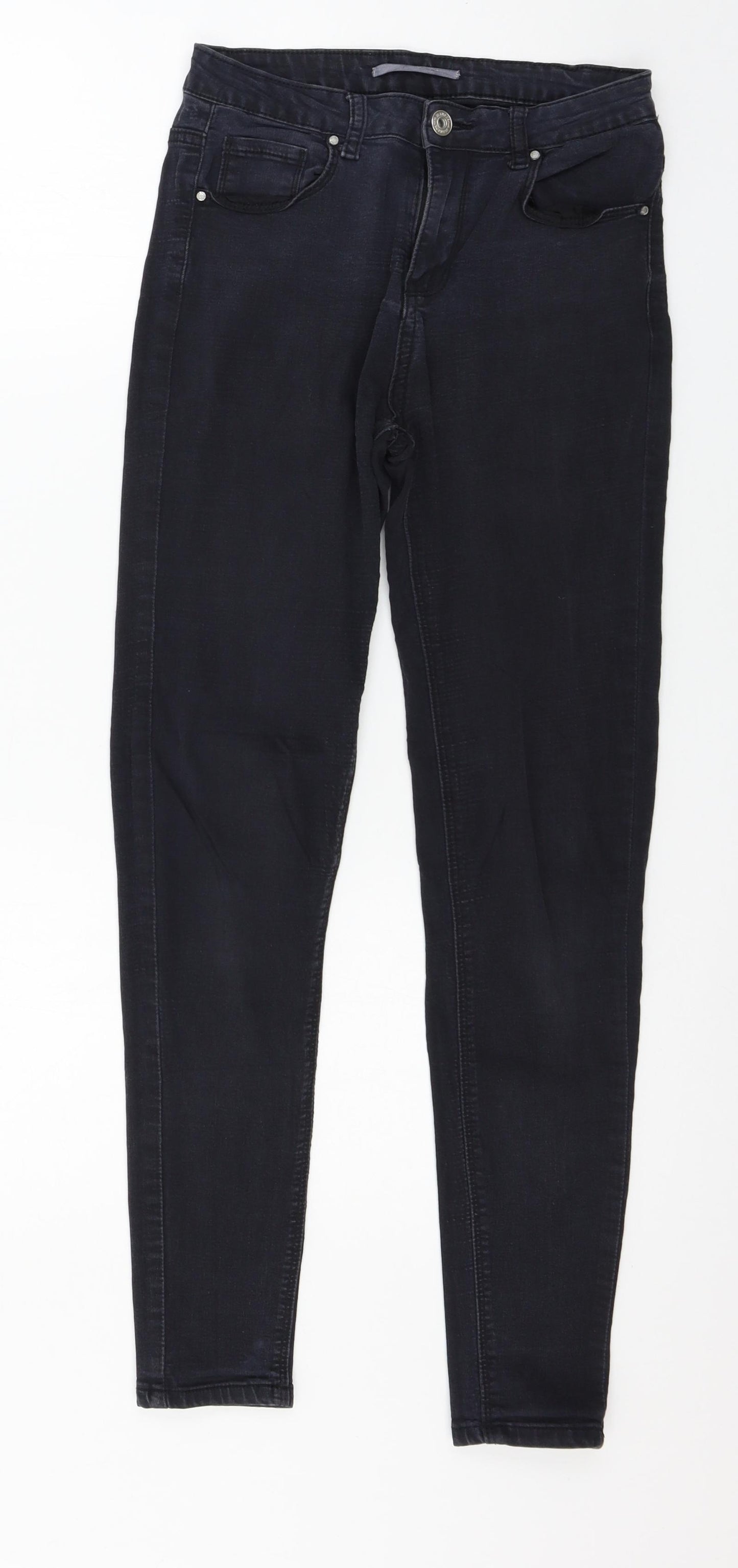 Goodies Womens Grey  Denim Skinny Jeans Size 28 in L27 in
