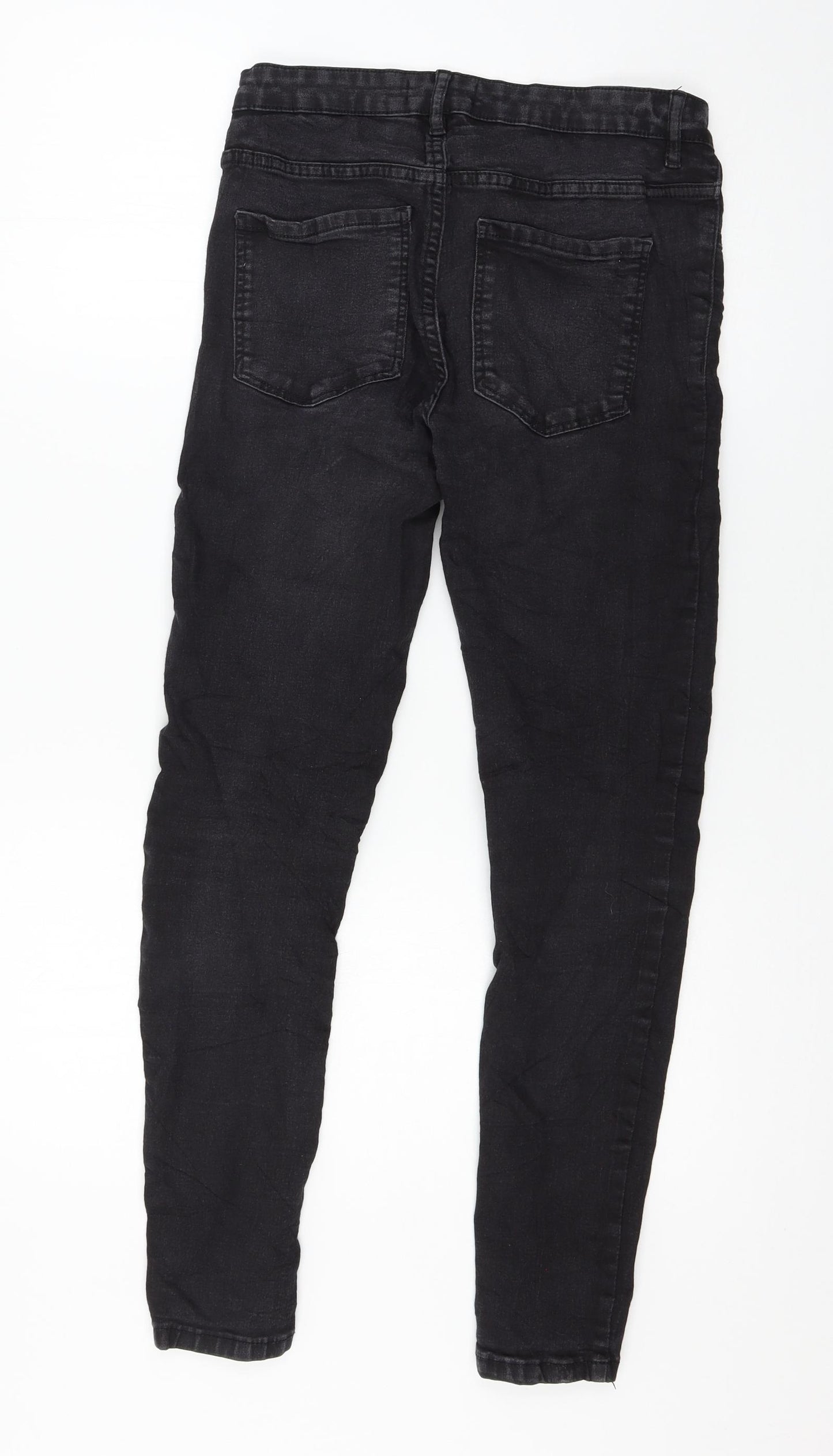 sinsay Womens Black  Denim Skinny Jeans Size 10 L27 in