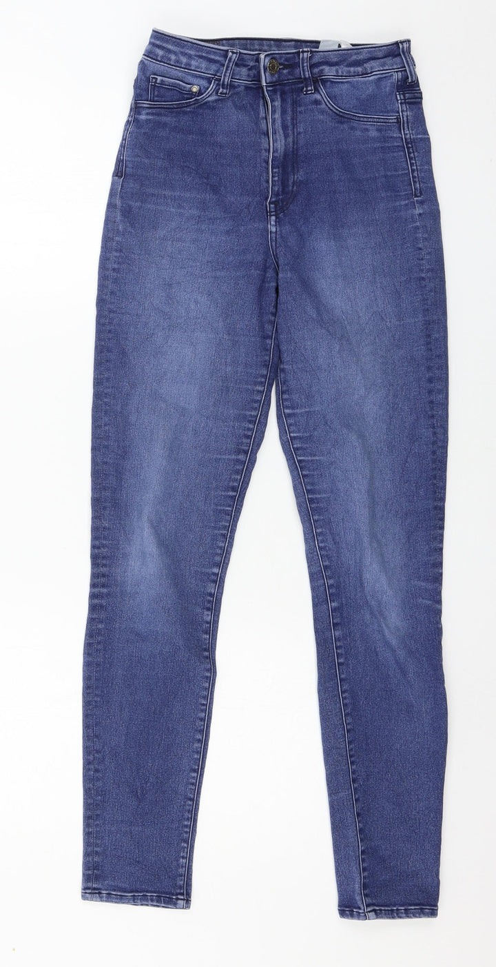 H&M Womens Blue Denim Skinny Jeans Size 26 in L32 in