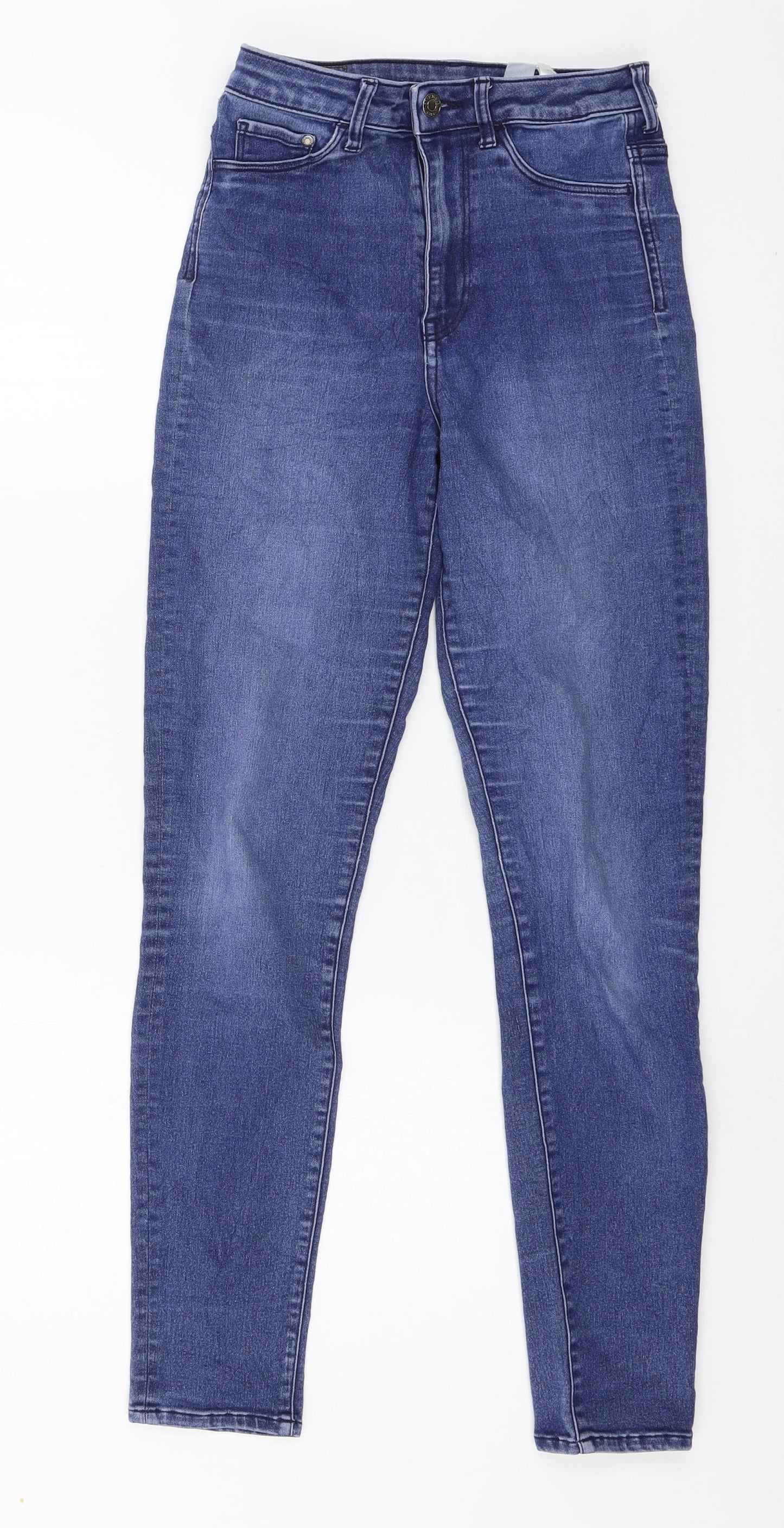 H&M Womens Blue  Denim Skinny Jeans Size 26 in L32 in