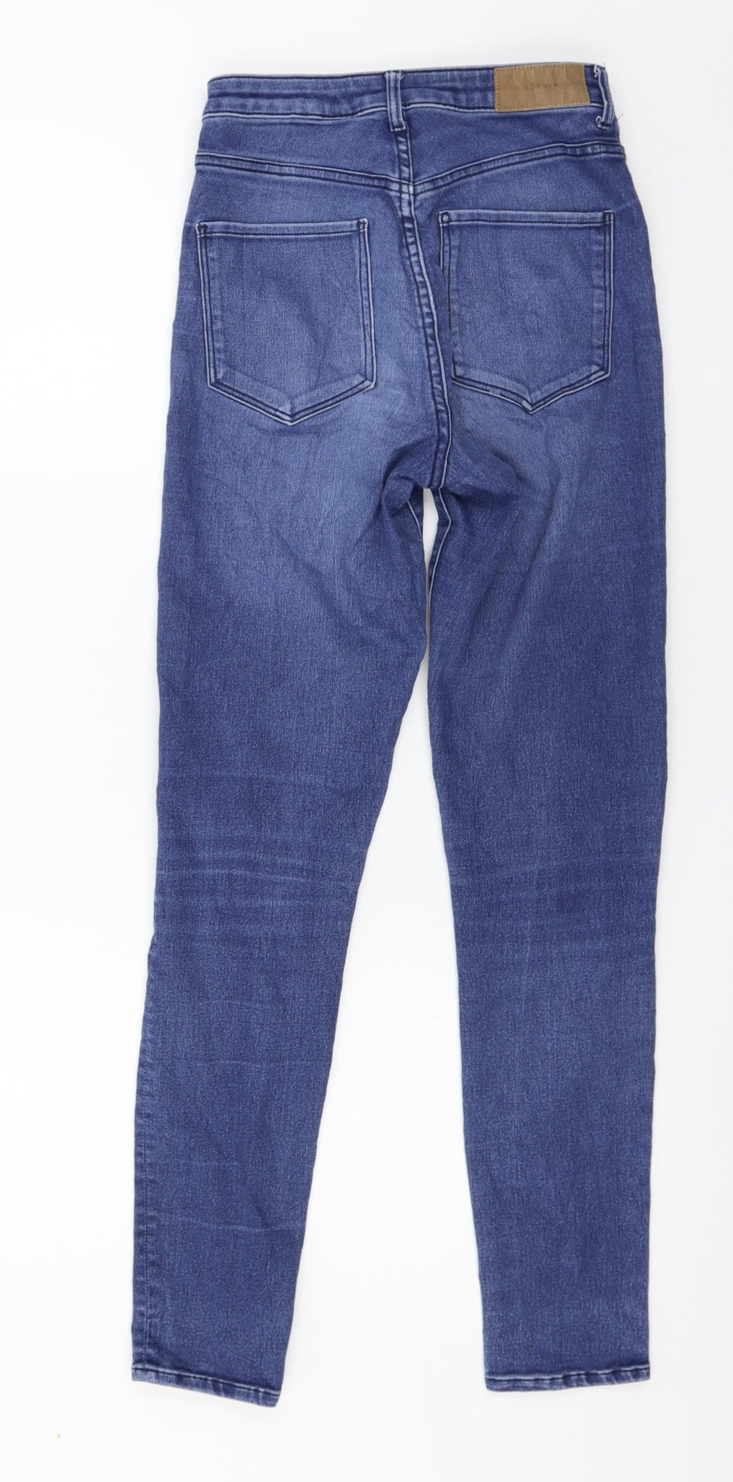 H&M Womens Blue  Denim Skinny Jeans Size 26 in L32 in