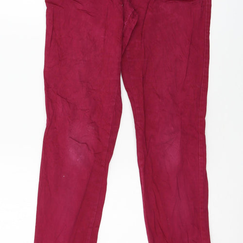 Pimkie Womens Purple  Denim Straight Jeans Size 10 L31 in