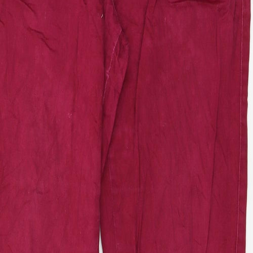 Pimkie Womens Purple  Denim Straight Jeans Size 10 L31 in