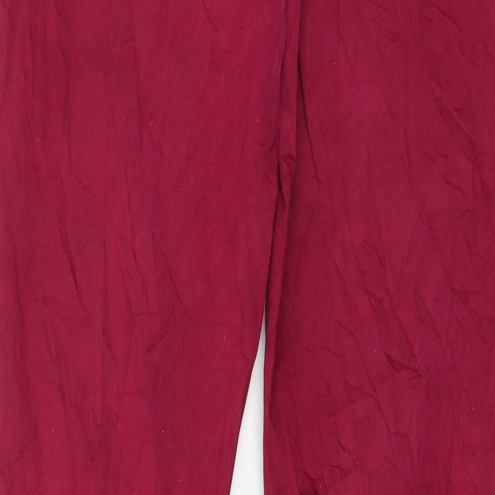 Pimkie Womens Purple  Denim Straight Jeans Size 10 L31 in