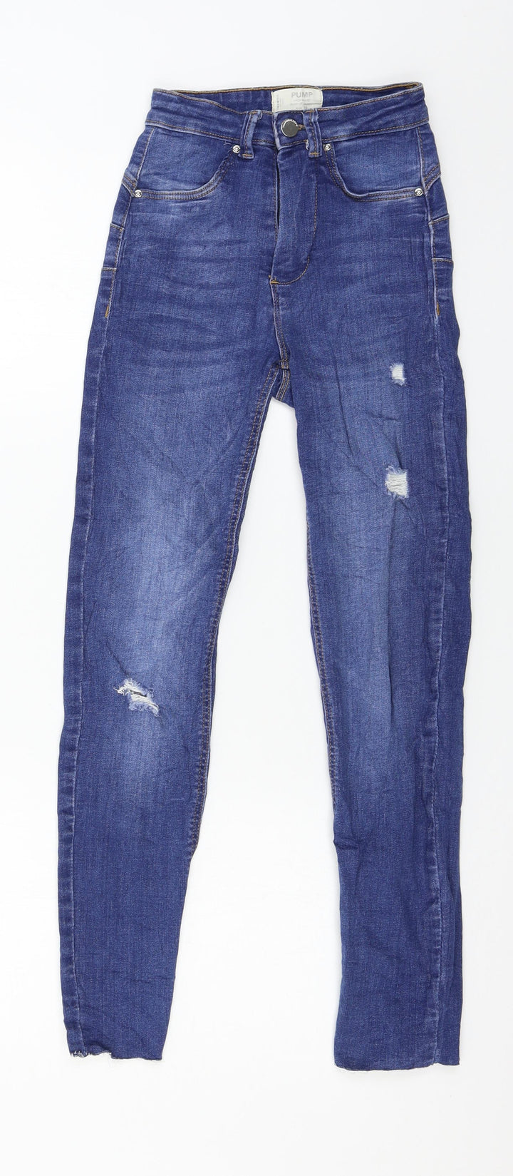 TALLY WEiJL Womens Blue  Denim Skinny Jeans Size 4 L26 in