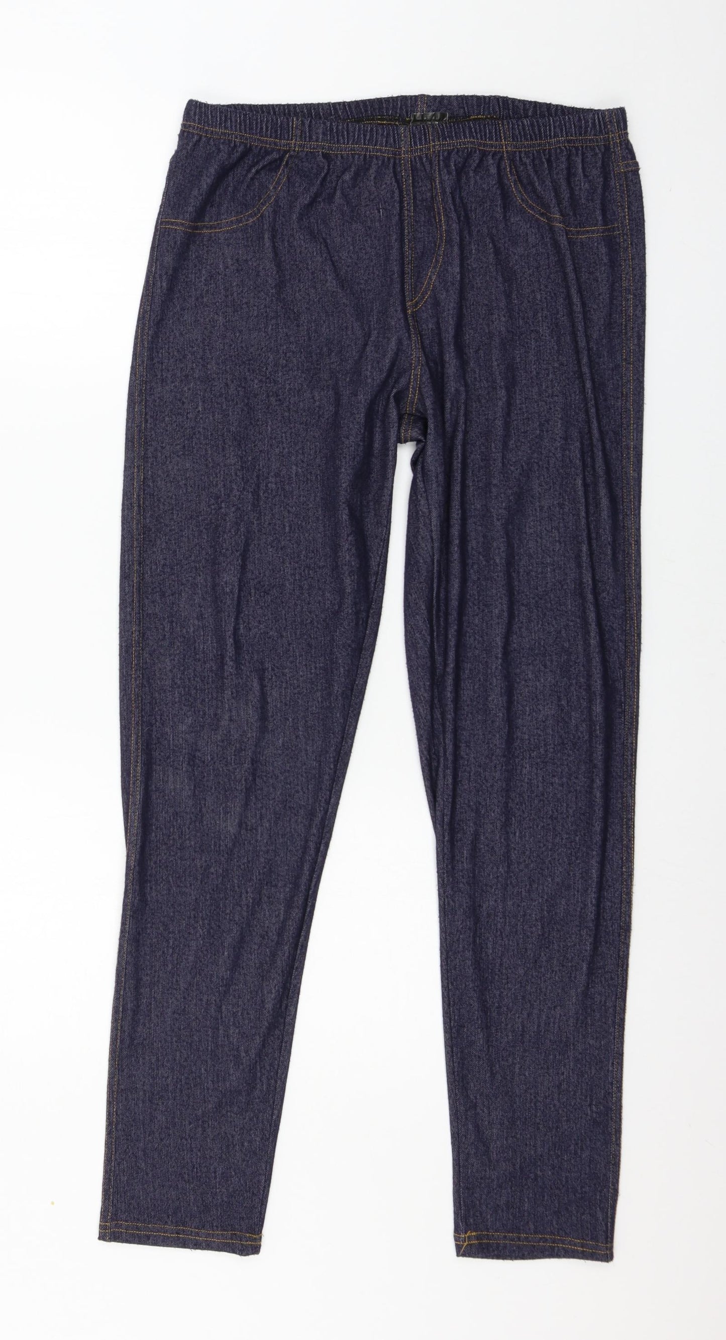 Anucci Womens Blue  Denim Jegging Jeans Size 34 in L29 in