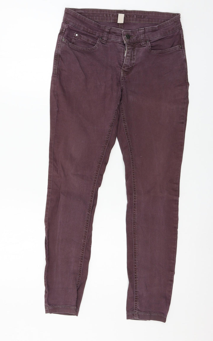 MAC Jeans Womens Purple Denim Skinny Jeans Size 30 in L27 in