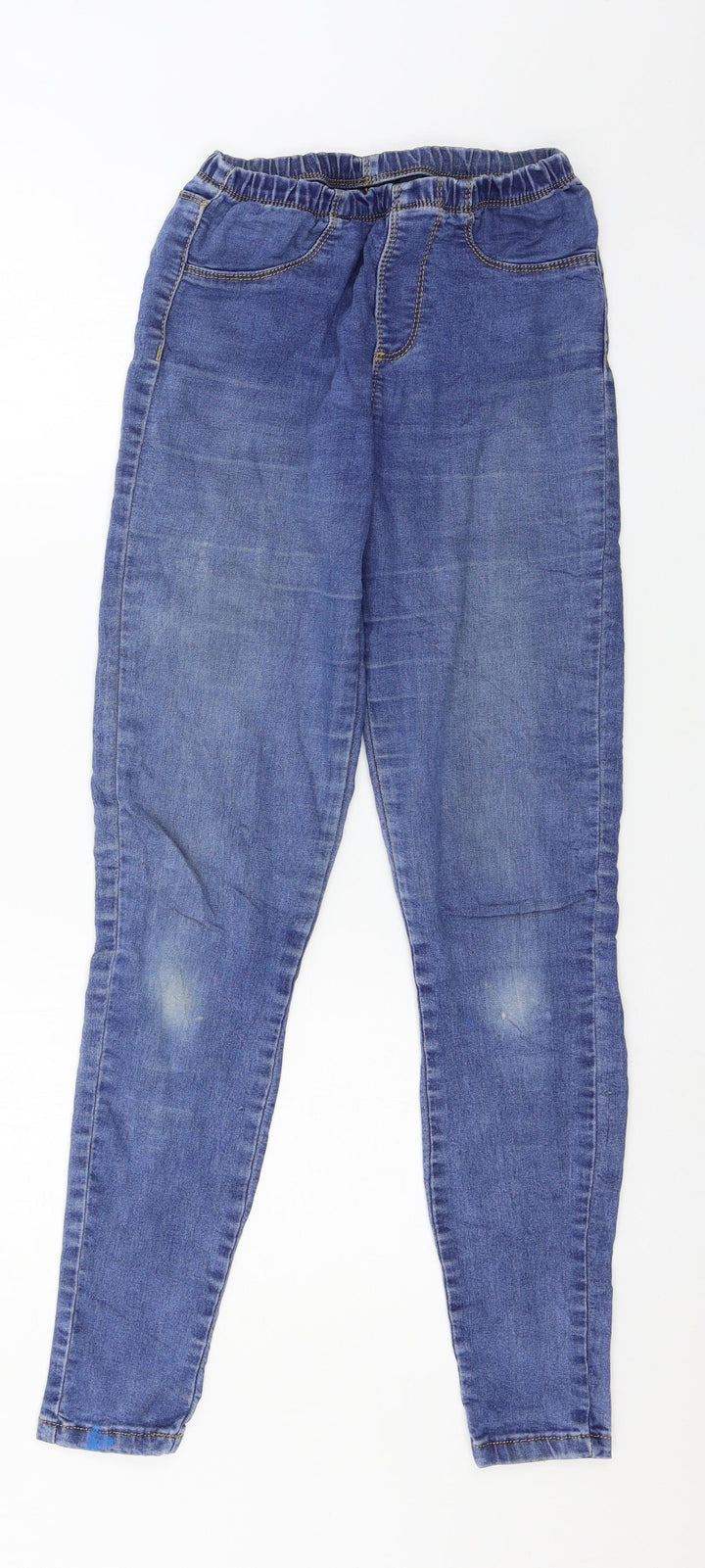 Preworn Womens Blue  Denim Skinny Jeans Size 26 in L29 in