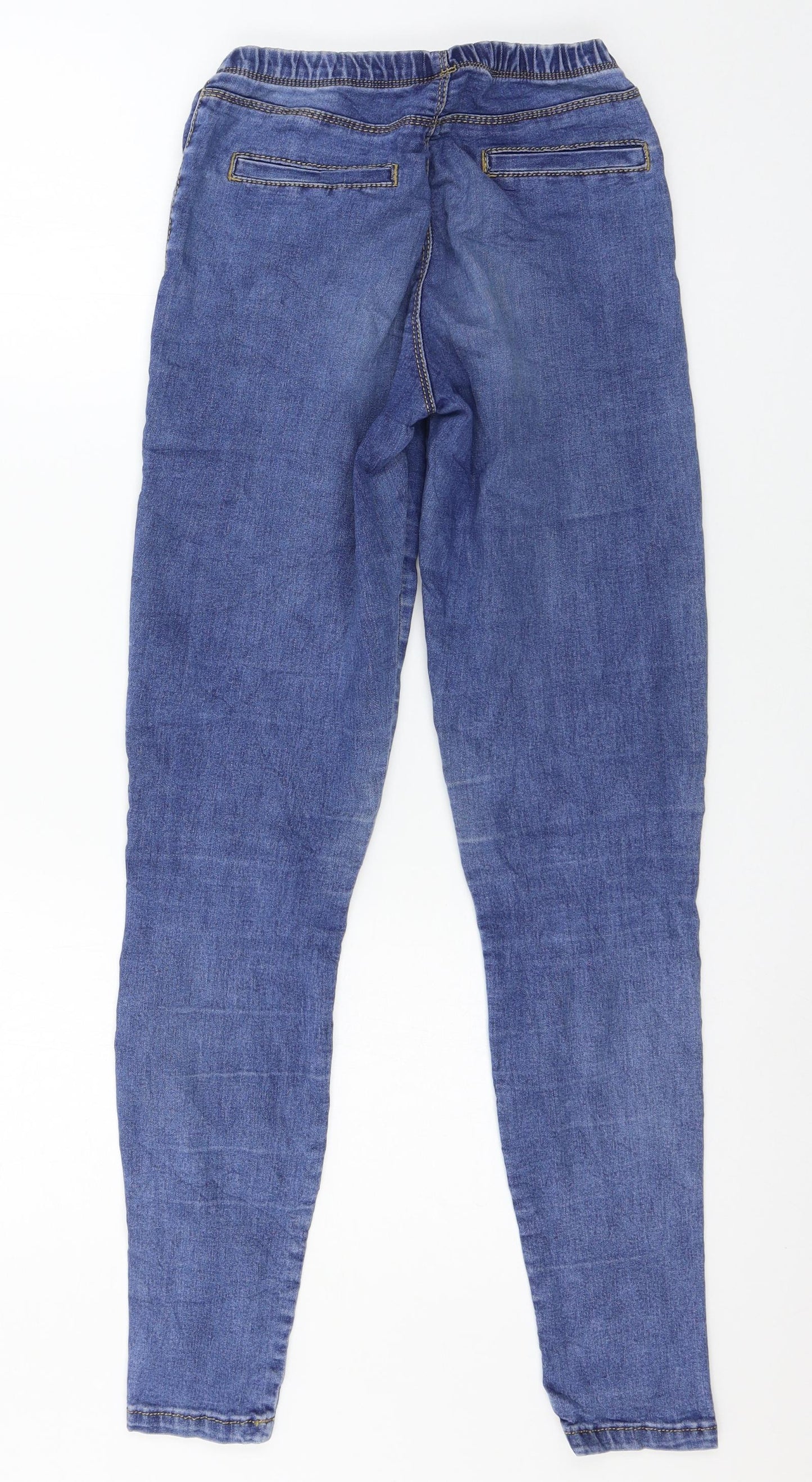 Preworn Womens Blue  Denim Skinny Jeans Size 26 in L29 in
