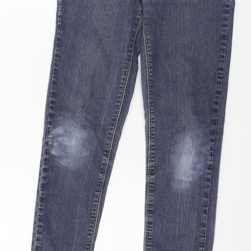 Fishbone Womens Blue  Denim Skinny Jeans Size 28 in L28 in