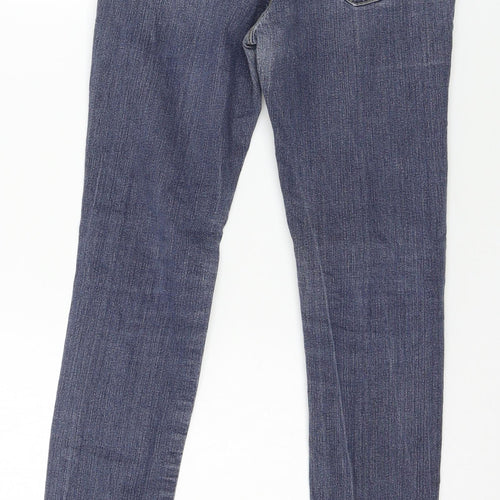 Fishbone Womens Blue  Denim Skinny Jeans Size 28 in L28 in