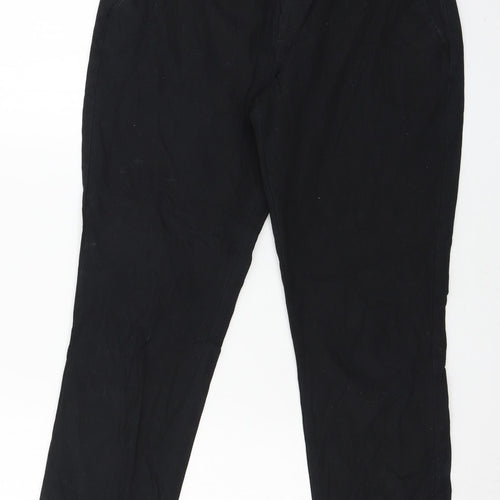 Butik Womens Black   Trousers  Size 10 L25 in