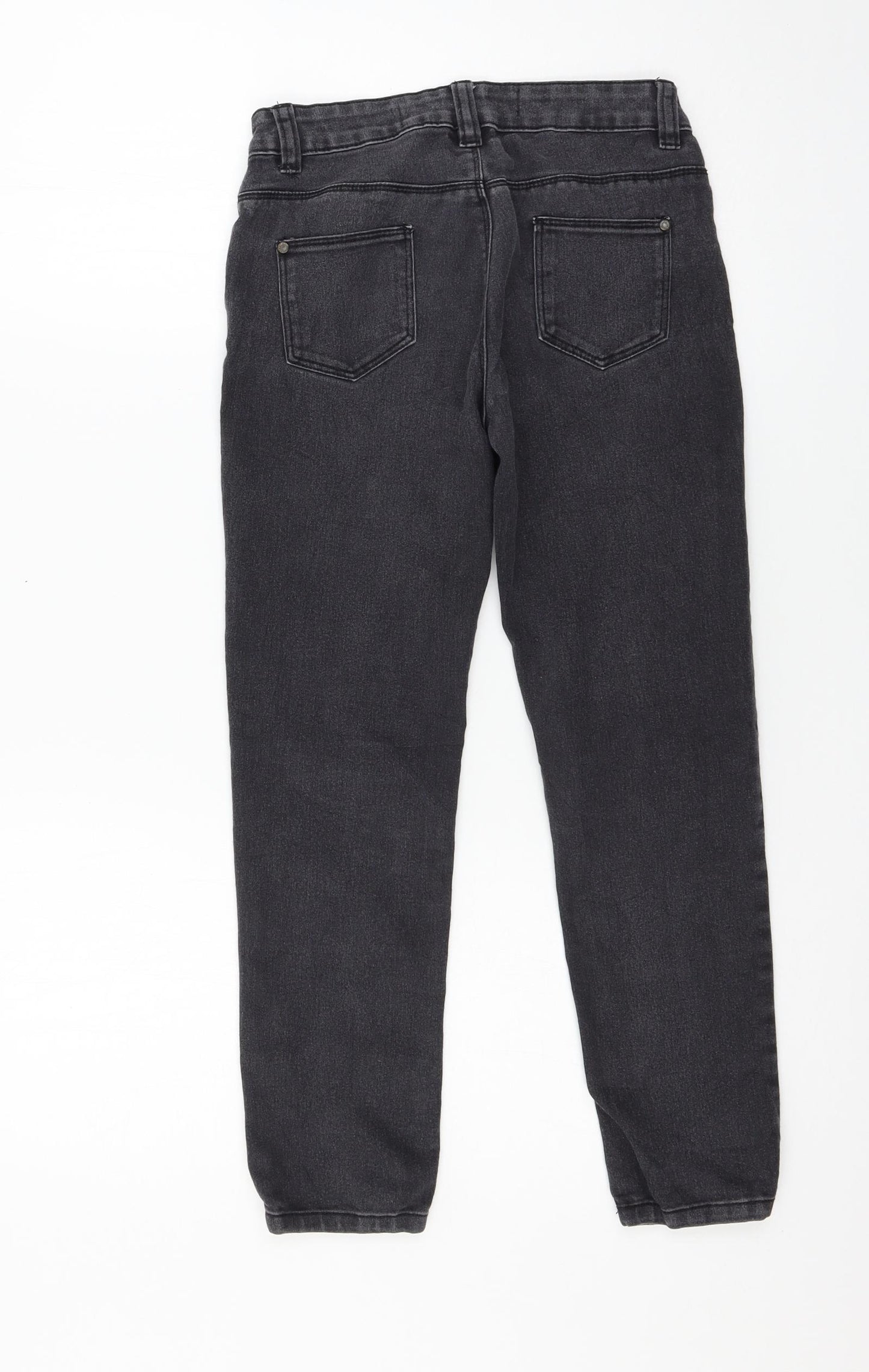 Denim & Co. Girls Grey  Denim Skinny Jeans Size 9-10 Years