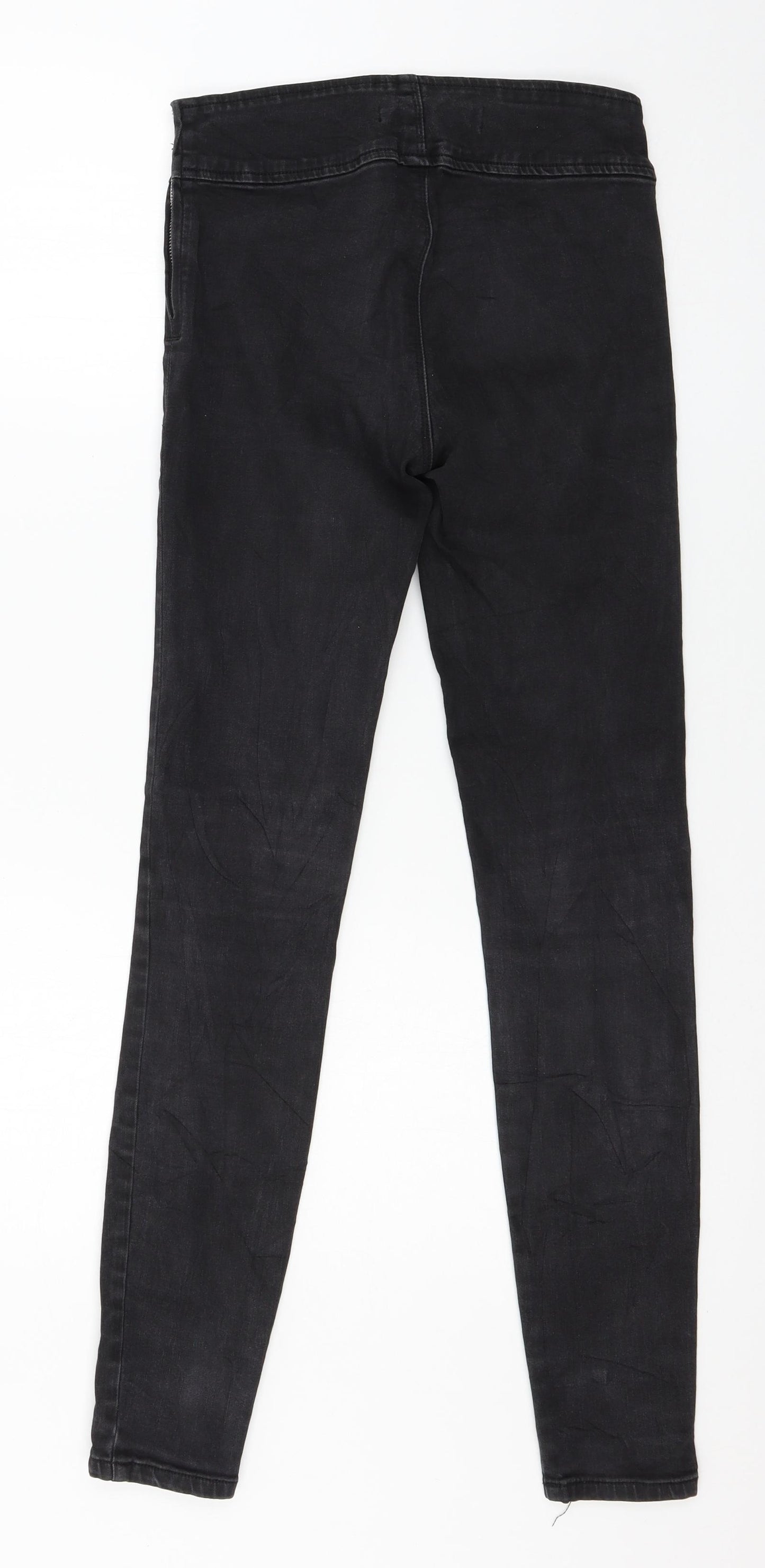 Amisu Womens Black  Denim Skinny Jeans Size 25 in L29 in