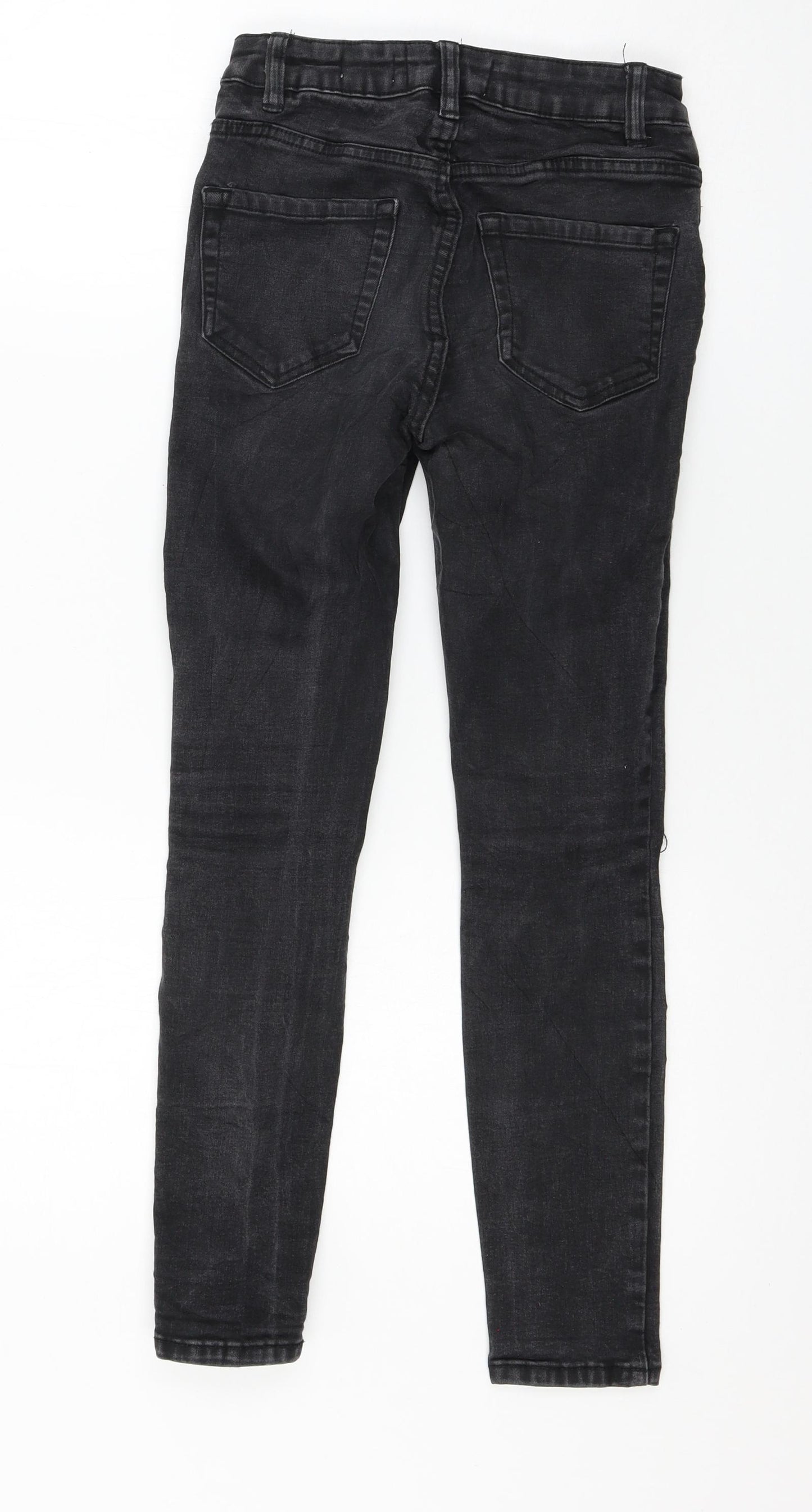 New Look Womens Grey  Denim Skinny Jeans Size 8 L25 in