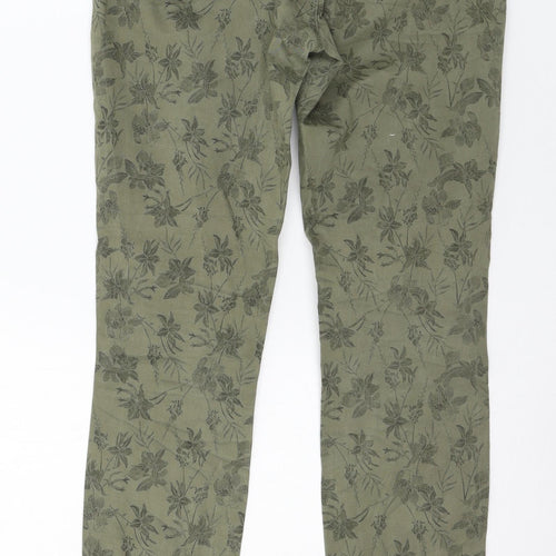 Camaieu Womens Green Floral Denim Jegging Jeans Size 30 in L28 in