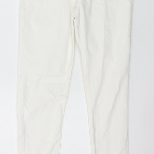 Beden Womens White  Denim Skinny Jeans Size 12 L28 in