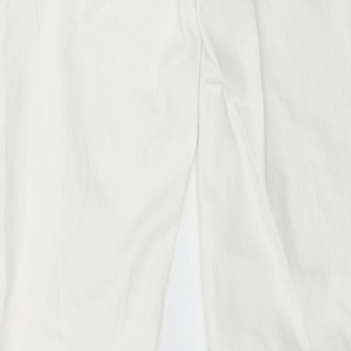 Beden Womens White  Denim Skinny Jeans Size 12 L28 in