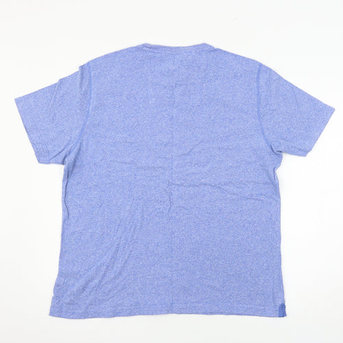 Boston Crew Mens Blue  Jersey  T-Shirt Size L