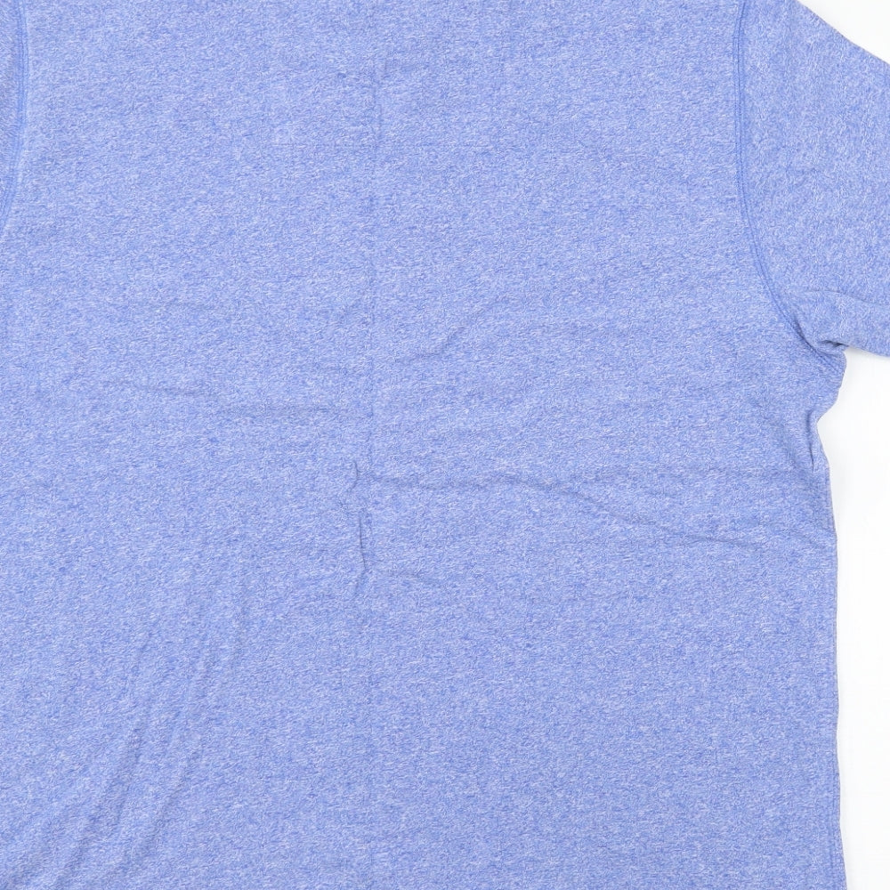 Boston Crew Mens Blue  Jersey  T-Shirt Size L