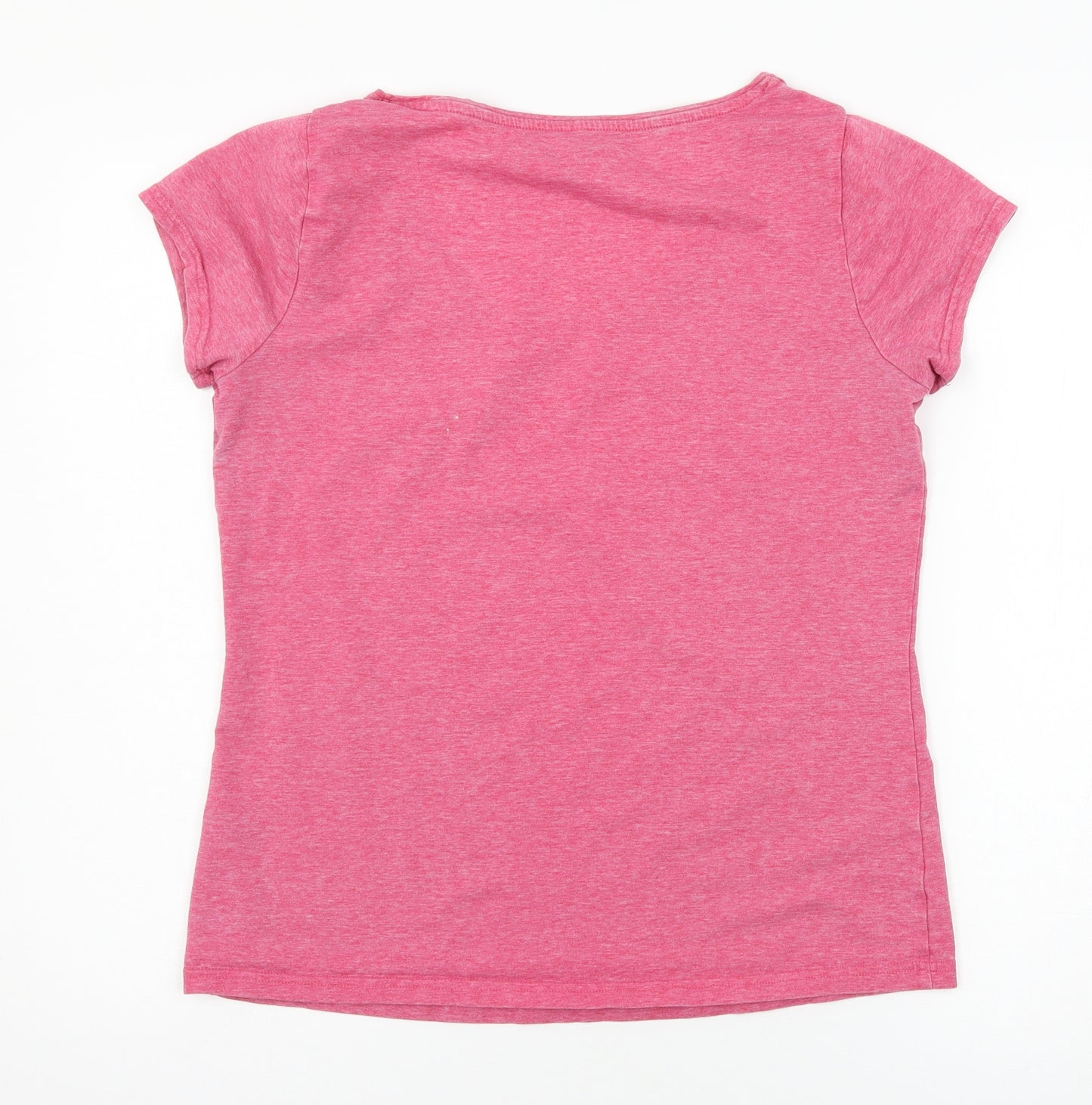 George Womens Pink  Jersey Basic T-Shirt Size 16