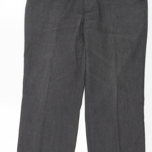 George Mens Grey Striped  Trousers  Size 32 in L29 in