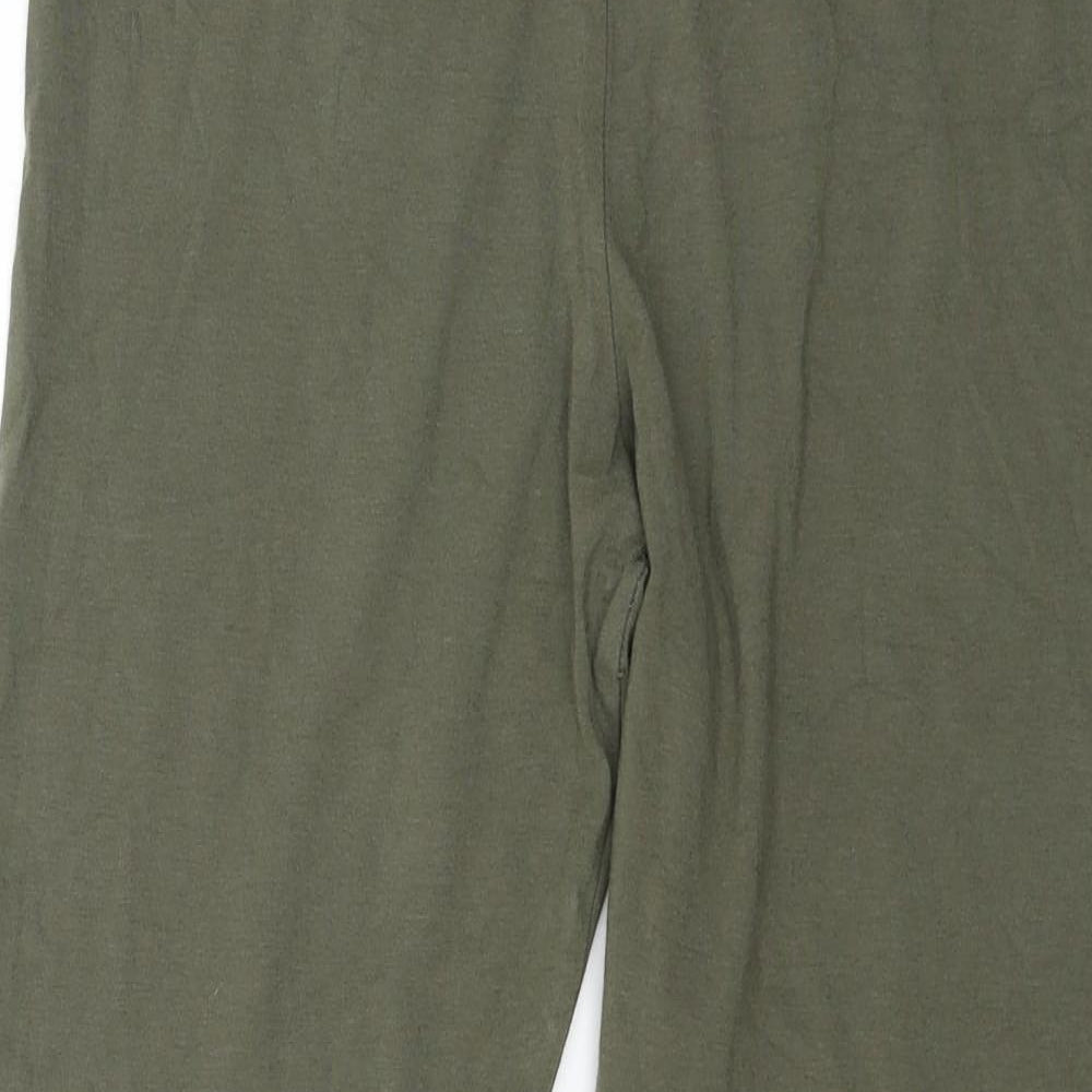 TU Womens Green  Jersey Capri Leggings Size 14 L27 in