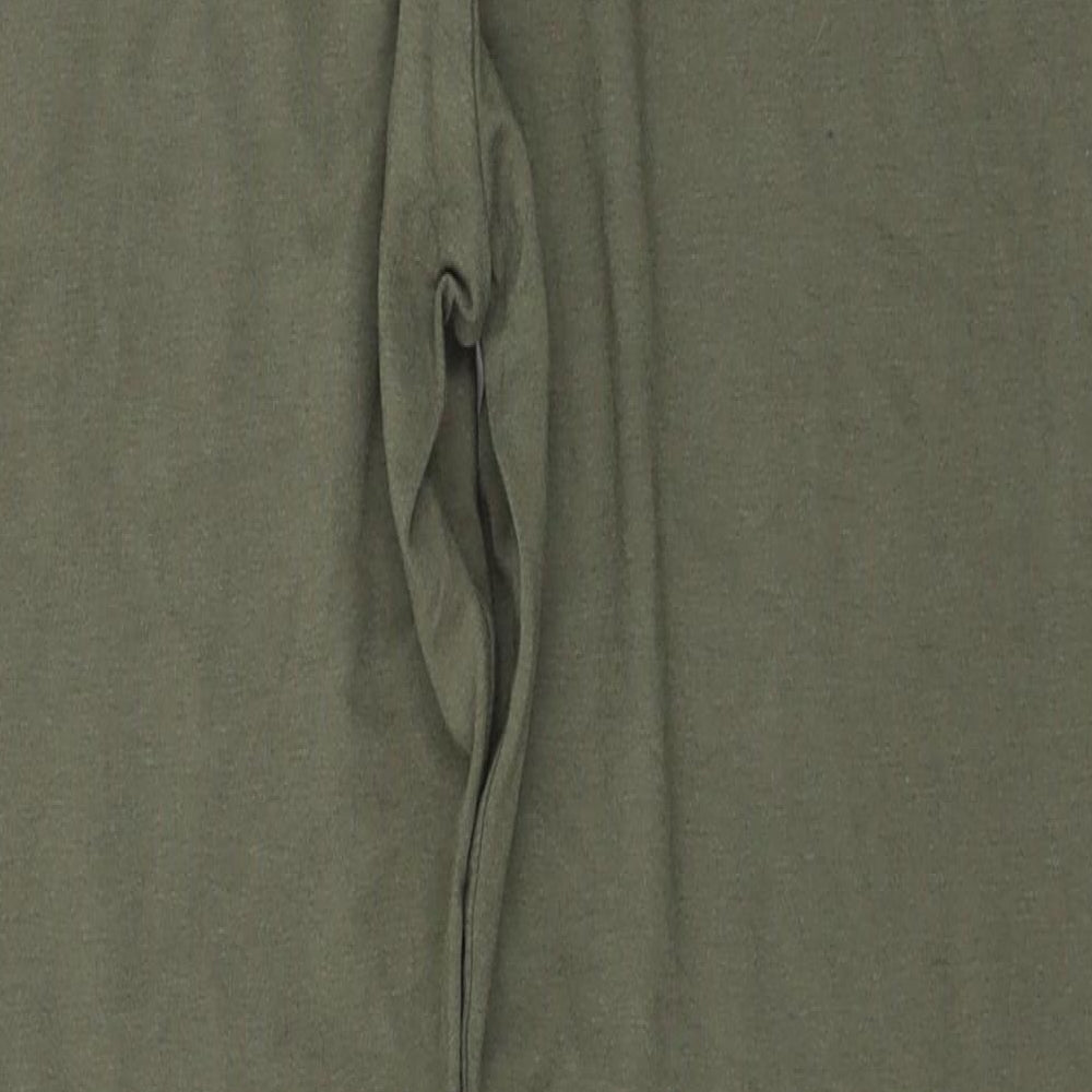 TU Womens Green  Jersey Capri Leggings Size 14 L27 in
