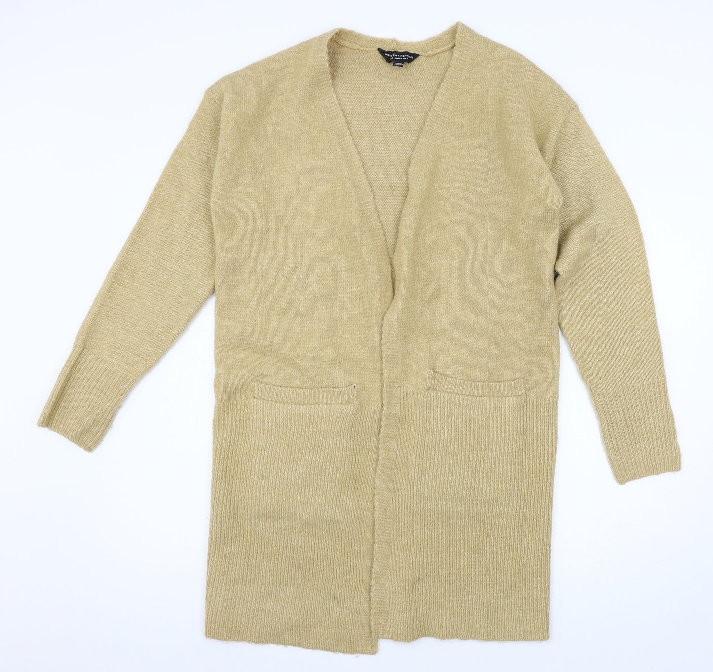 Dorothy Perkins Womens Brown  Knit Cardigan Jumper Size S