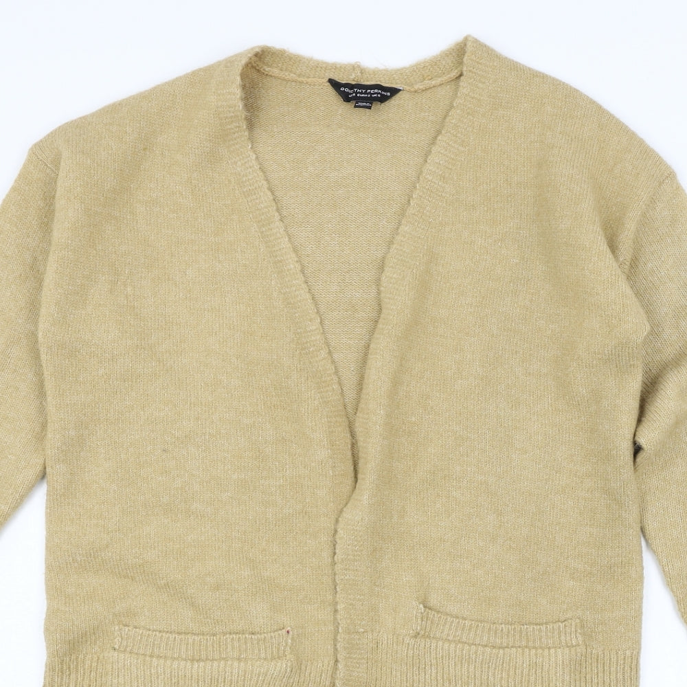 Dorothy Perkins Womens Brown  Knit Cardigan Jumper Size S