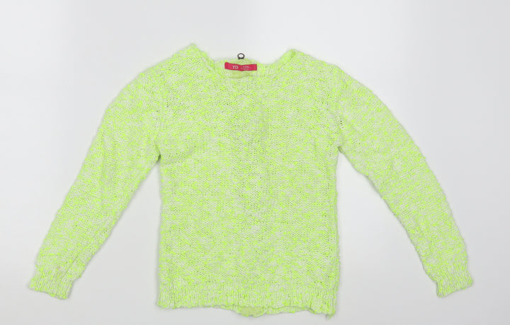Young Dimension Girls Green   Full Zip Jumper Size 8-9 Years