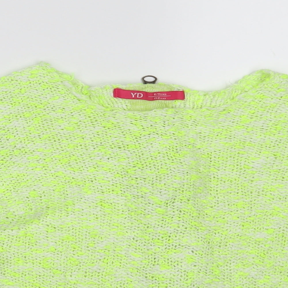 Young Dimension Girls Green   Full Zip Jumper Size 8-9 Years