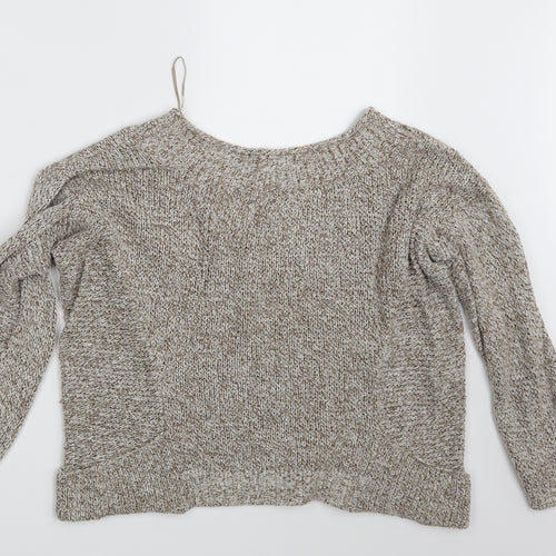 American Rag Cie Womens Brown   Pullover Jumper Size L