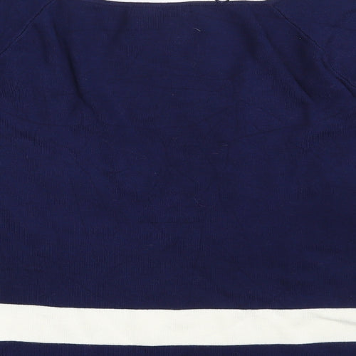 George Womens Blue Striped  Pullover Jumper Size 14