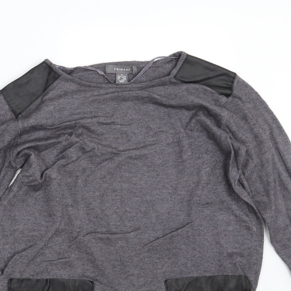 Primark Womens Grey   Pullover Jumper Size 12