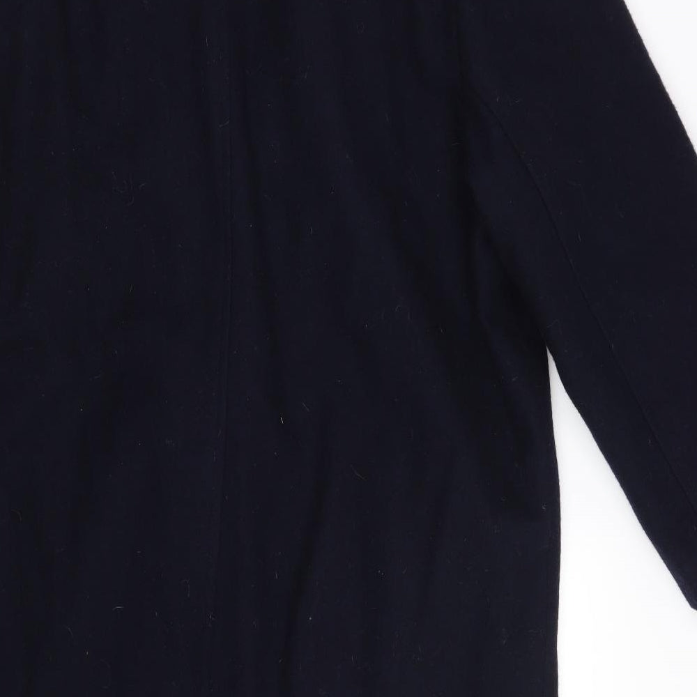 Etam Womens Blue   Overcoat Coat Size 14