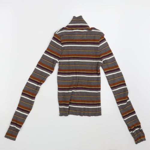 STR Womens Multicoloured Striped  Pullover Jumper Size S