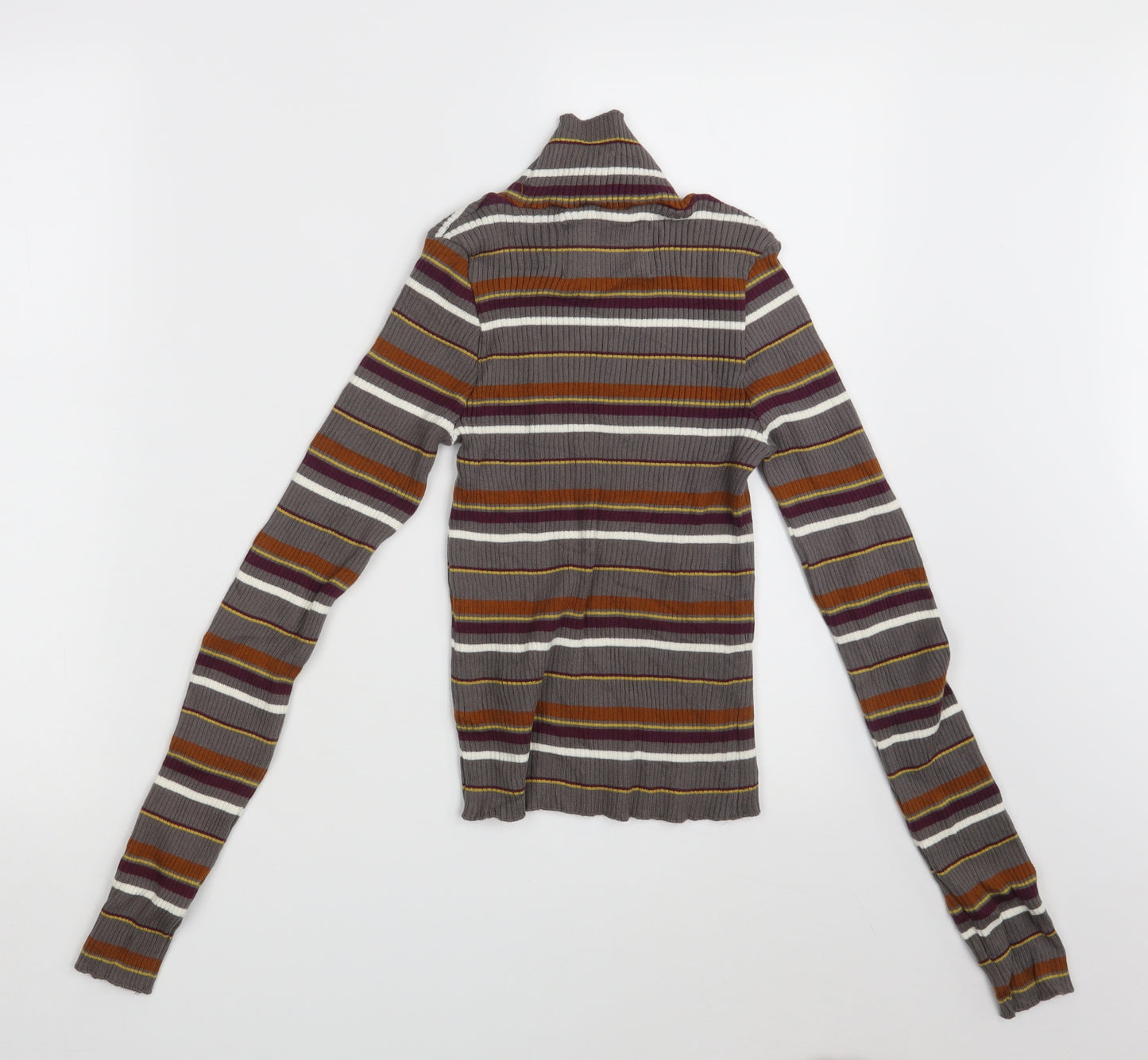 STR Womens Multicoloured Striped  Pullover Jumper Size S