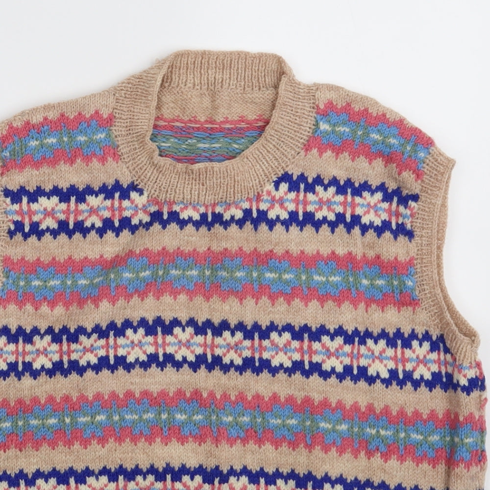 Preworn Womens Multicoloured Fair Isle  Pullover Jumper One Size