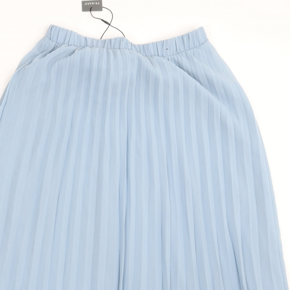 Primark Womens Blue   A-Line Skirt Size 10