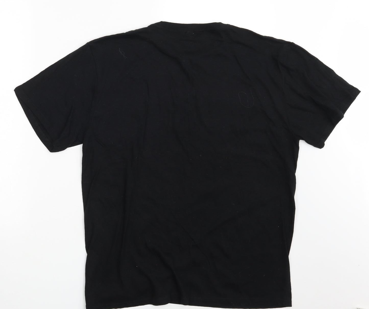 Club Mens Black    T-Shirt Size L