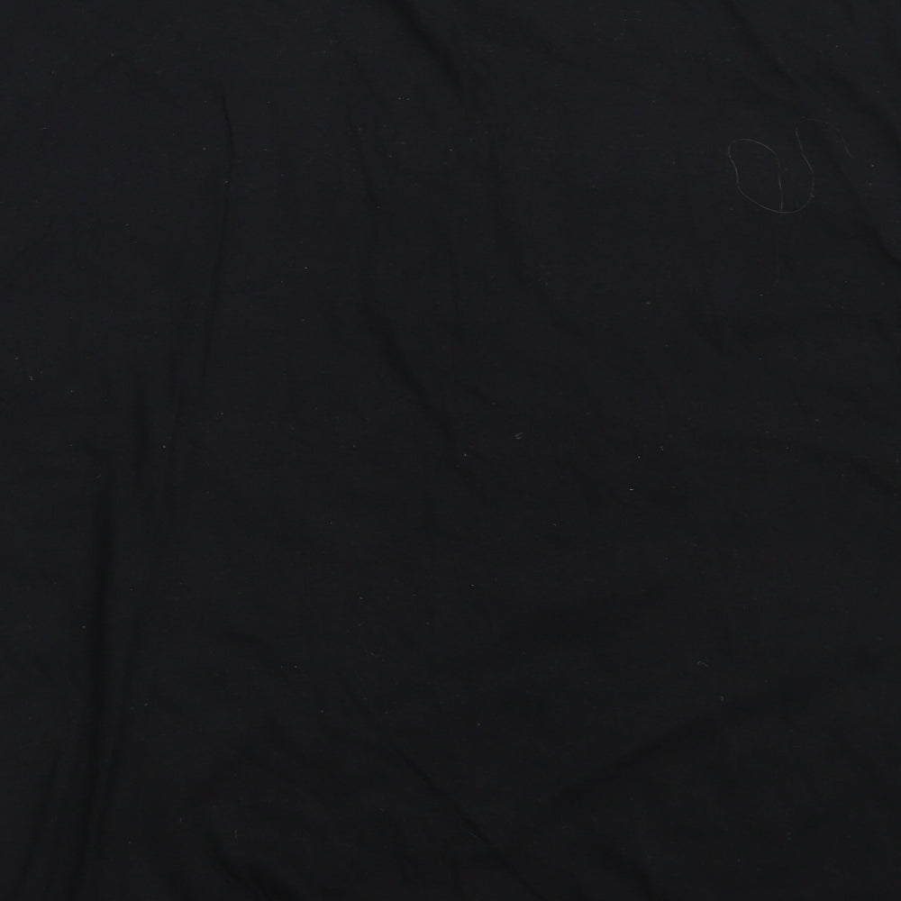 Club Mens Black    T-Shirt Size L