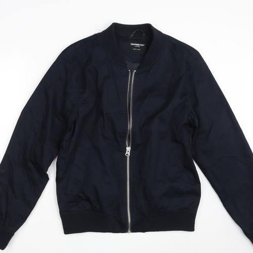 Cedar Wood State Mens Blue   Bomber Jacket Jacket Size L