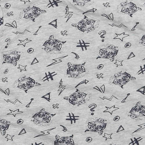Lupilu Boys Grey Geometric  Basic T-Shirt One Size