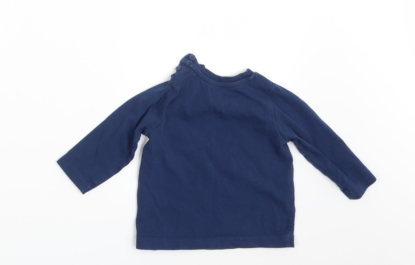 Matalan Girls Blue   Basic T-Shirt Size 6-9 Months