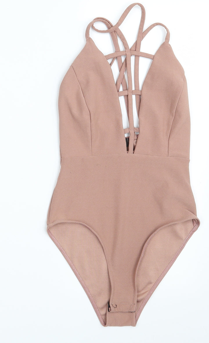 Preworn Womens Pink   Bodysuit One-Piece Size 6
