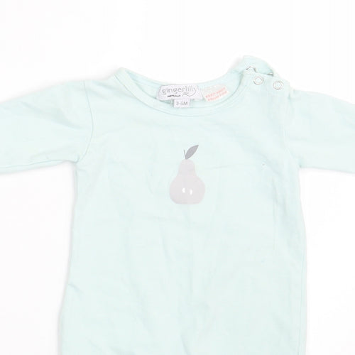 Ginger Lilly Baby Green   Romper One-Piece Size 3-6 Months