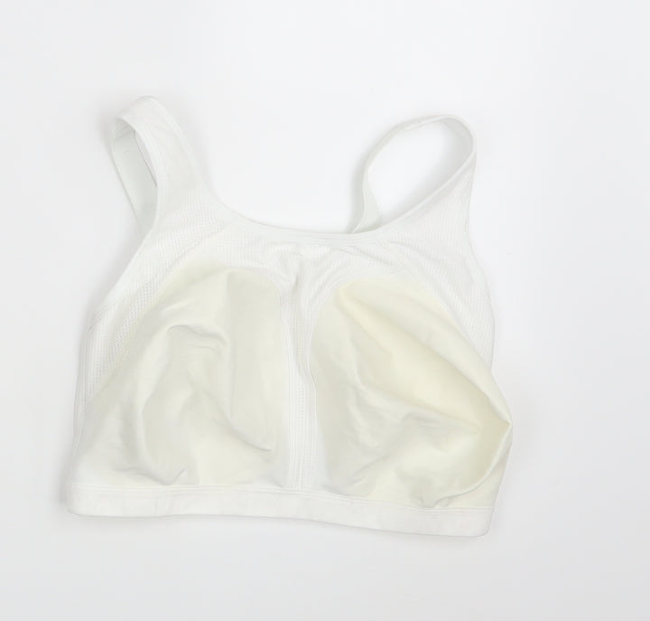 M&S Womens Ivory   Cropped Tank Size 10