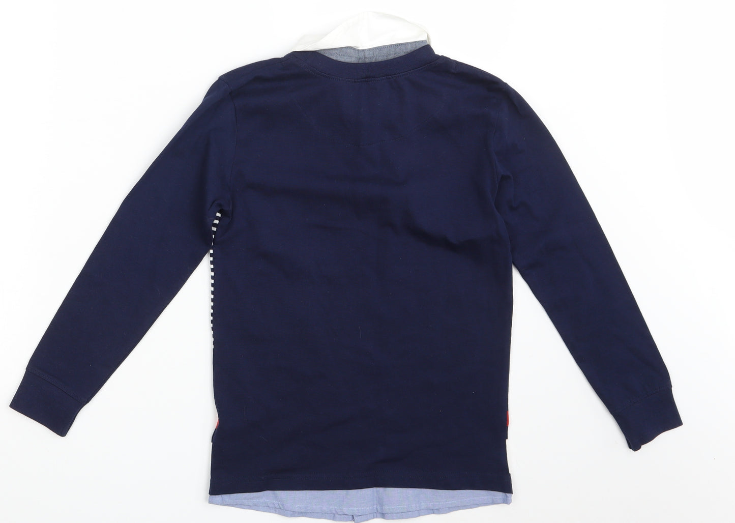 Jasper Conran Boys Multicoloured Striped  Pullover Jumper Size 8-9 Years