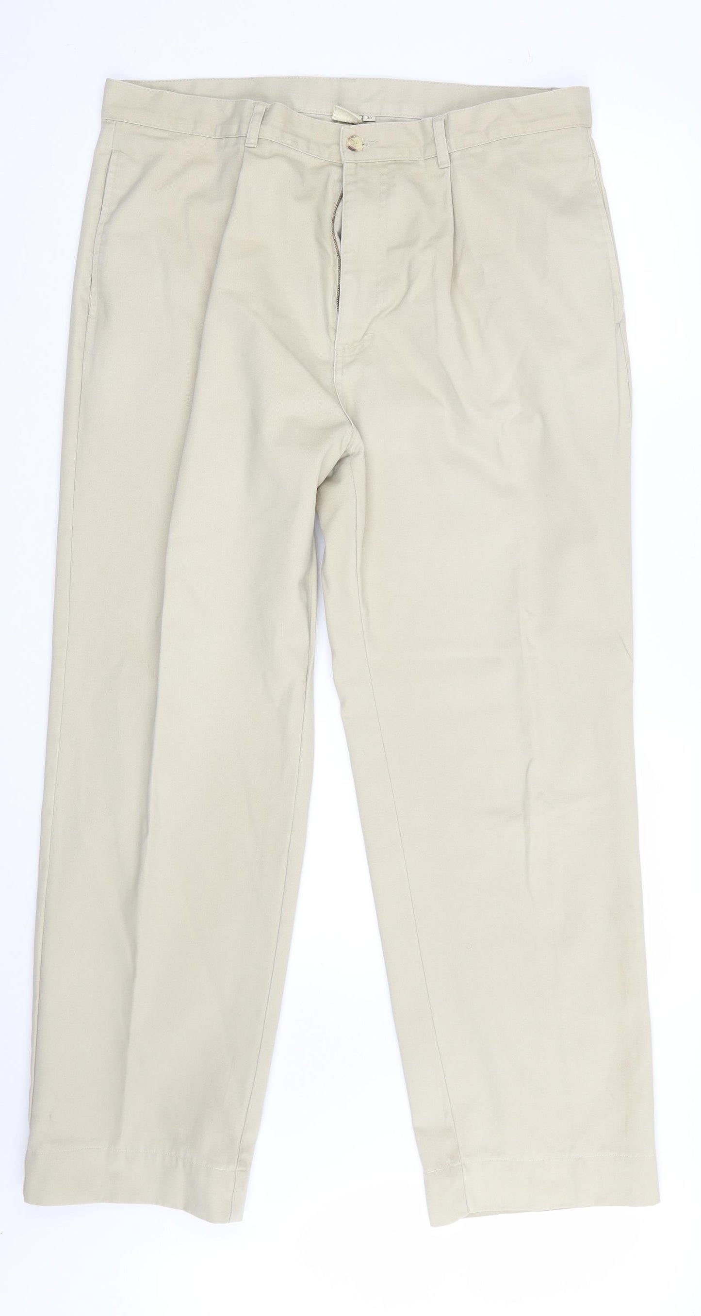 Cotton Traders Mens Beige   Trousers  Size 38 in L31 in